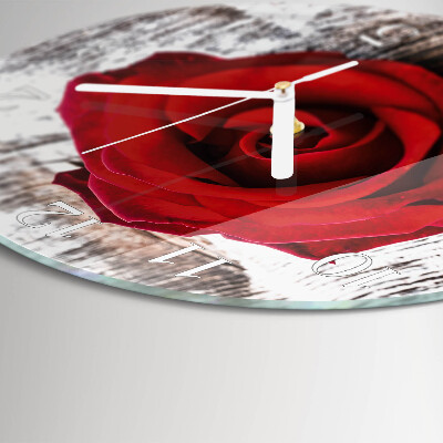 Horloge ronde Rose