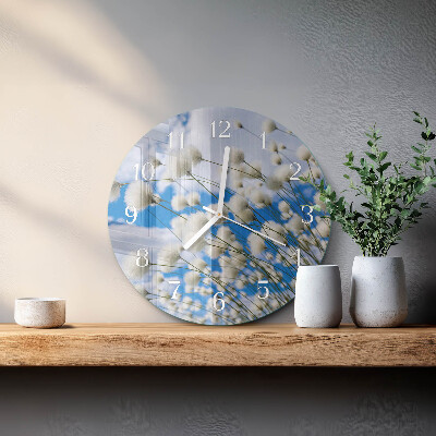 Horloge ronde Coton