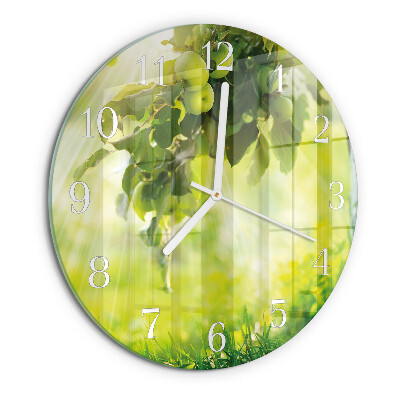 Horloge ronde Pommier