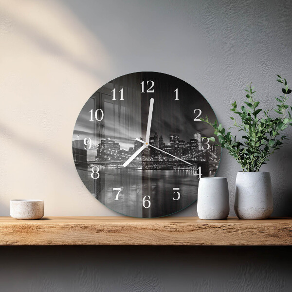 Horloge ronde Ville