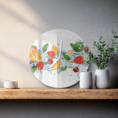 Horloge ronde Fruit