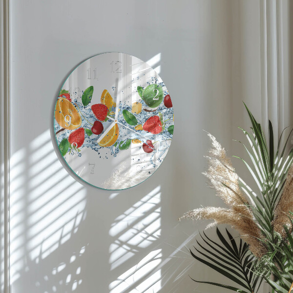Horloge ronde Fruit