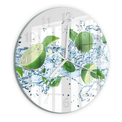 Horloge ronde Carbonate de calcium