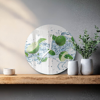 Horloge ronde Carbonate de calcium