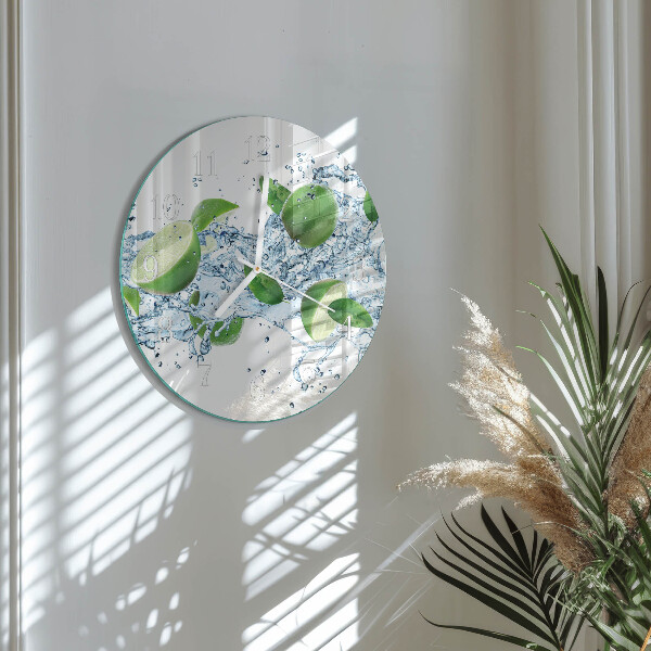 Horloge ronde Carbonate de calcium