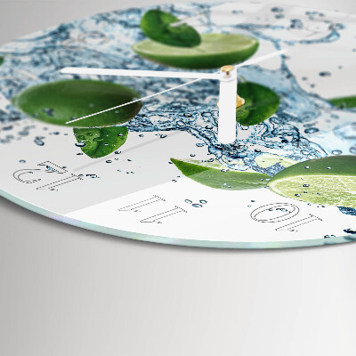 Horloge ronde Carbonate de calcium