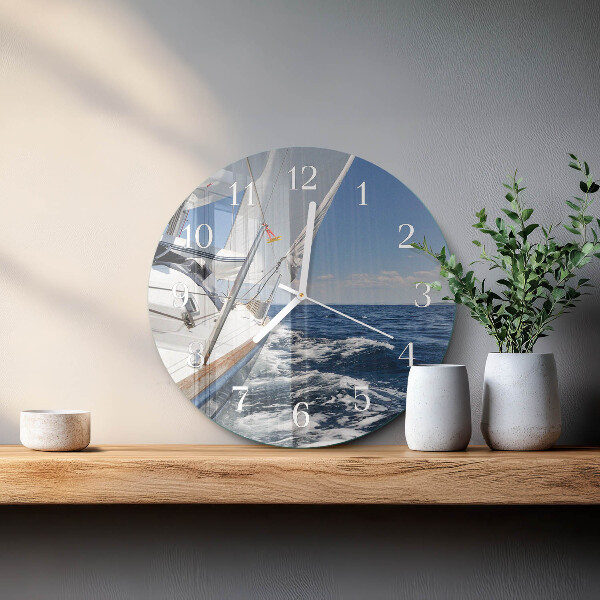 Horloge ronde Yacht