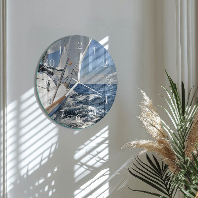 Horloge ronde Yacht