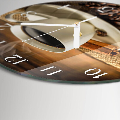 Horloge ronde Café