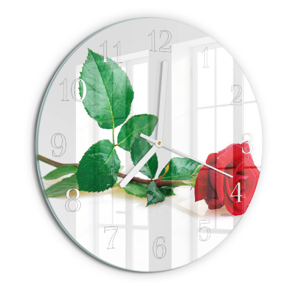 Horloge ronde Rose