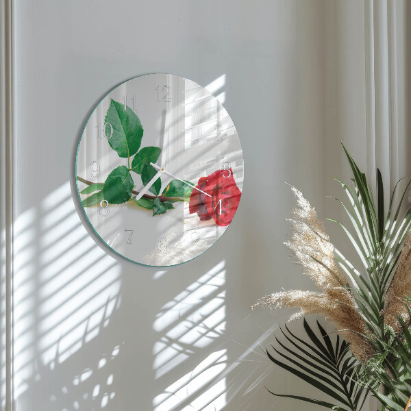 Horloge ronde Rose