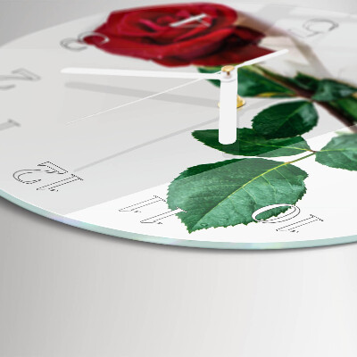 Horloge ronde Rose