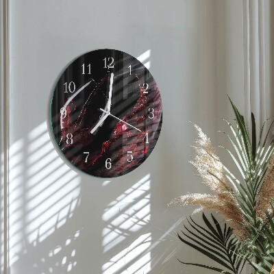 Horloge ronde Vin