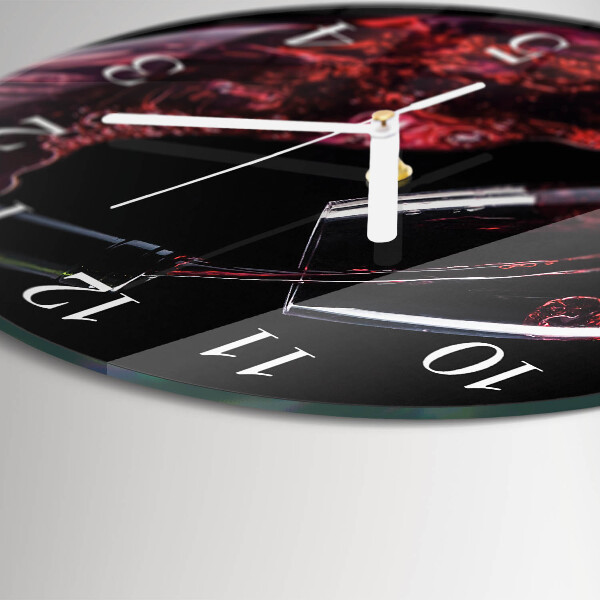 Horloge ronde Vin