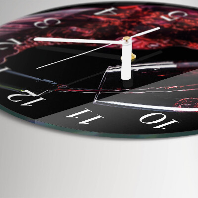 Horloge ronde Vin