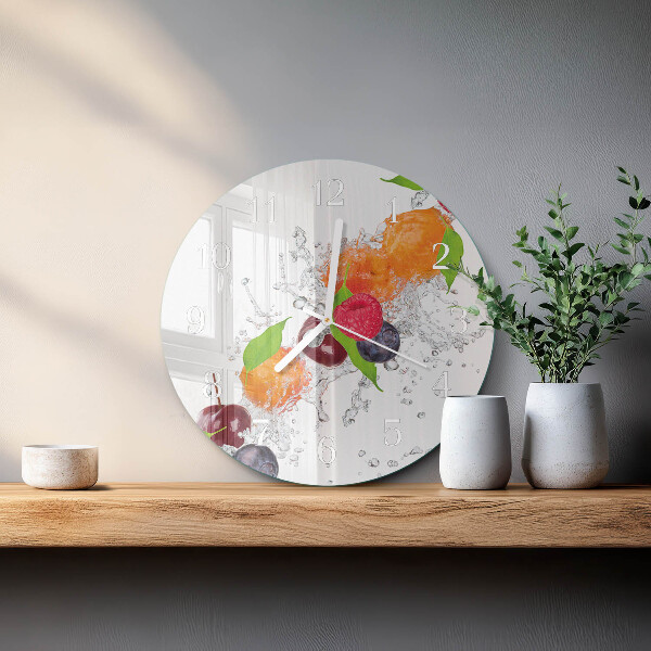 Horloge ronde Fruit