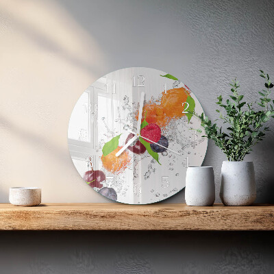 Horloge ronde Fruit