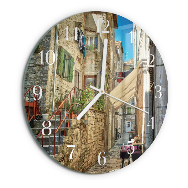 Horloge ronde Rue
