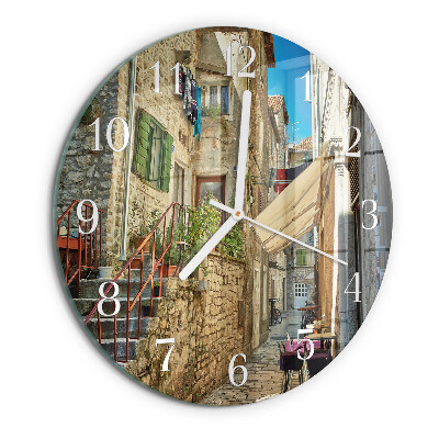 Horloge ronde Rue
