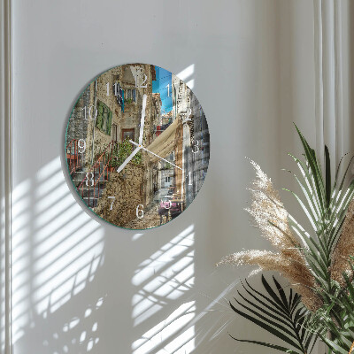 Horloge ronde Rue