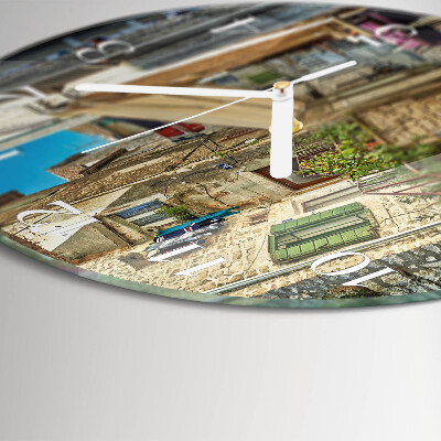 Horloge ronde Rue