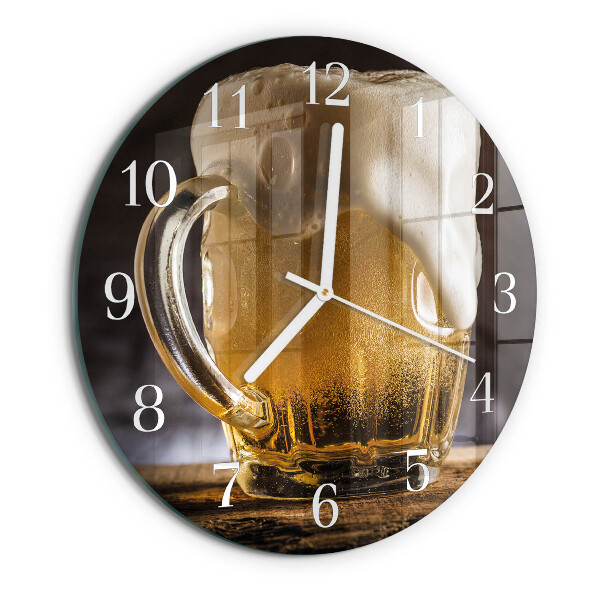 Horloge ronde Bière