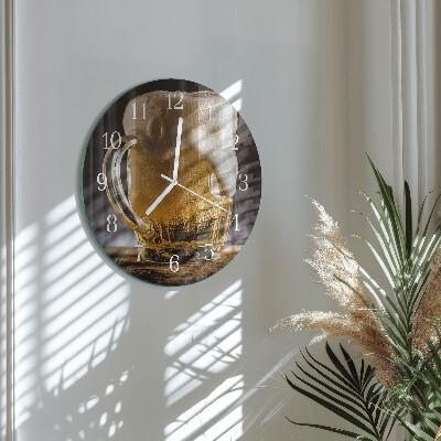 Horloge ronde Bière
