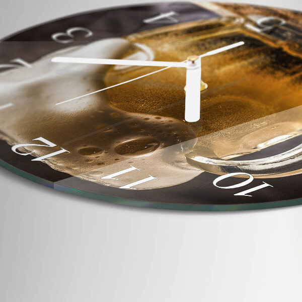 Horloge ronde Bière