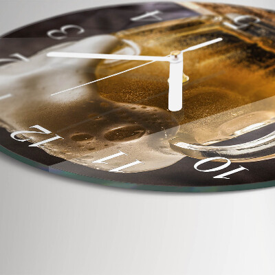 Horloge ronde Bière