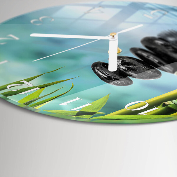 Horloge ronde Pierres