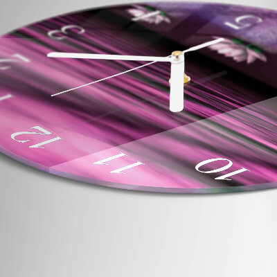 Horloge ronde Nénuphars