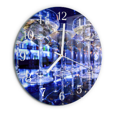 Horloge ronde Lunettes