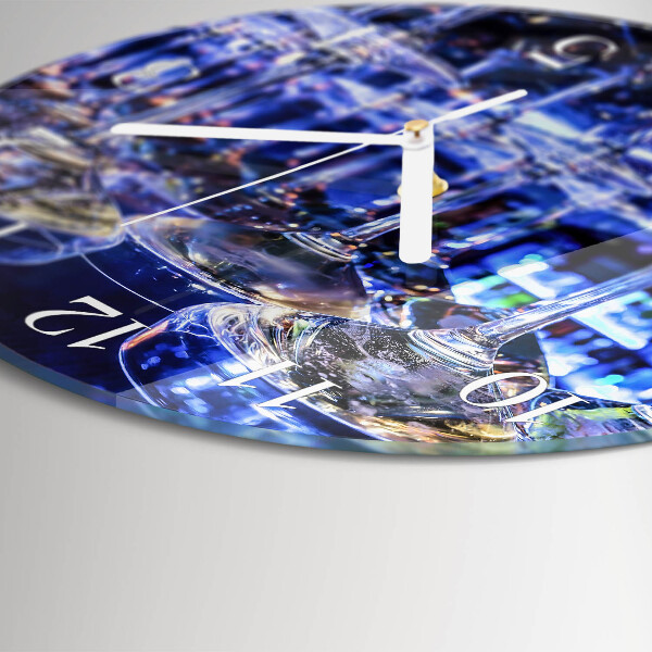 Horloge ronde Lunettes