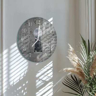 Horloge ronde Trou de serrure
