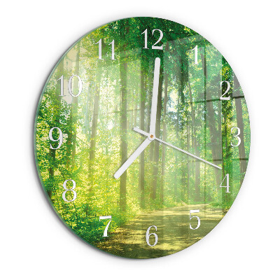 Horloge ronde Nature de la forêt