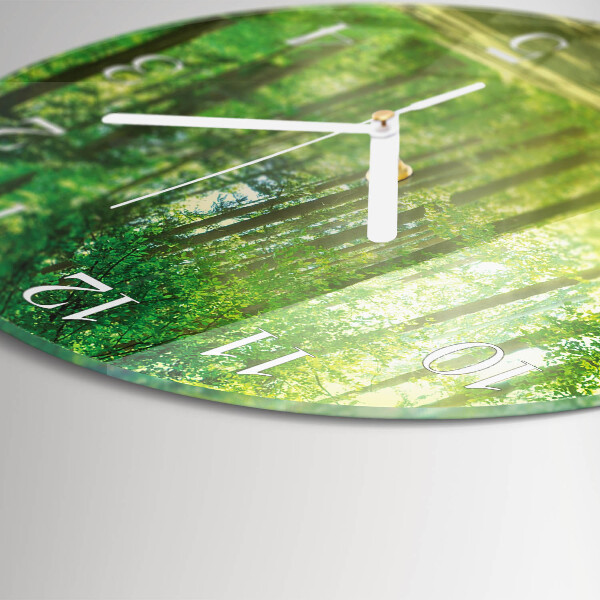 Horloge ronde Nature de la forêt