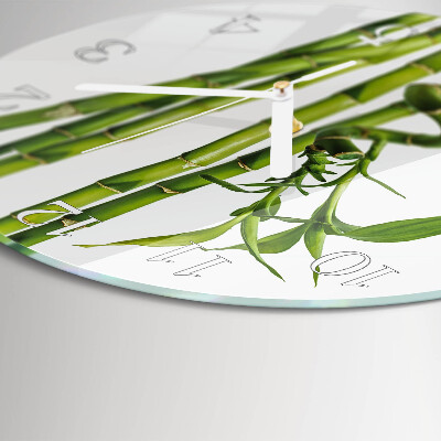 Horloge ronde Bambou