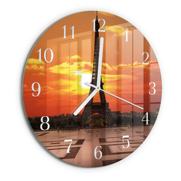 Horloge ronde Tour Eiffel