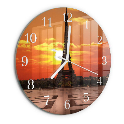 Horloge ronde Tour Eiffel