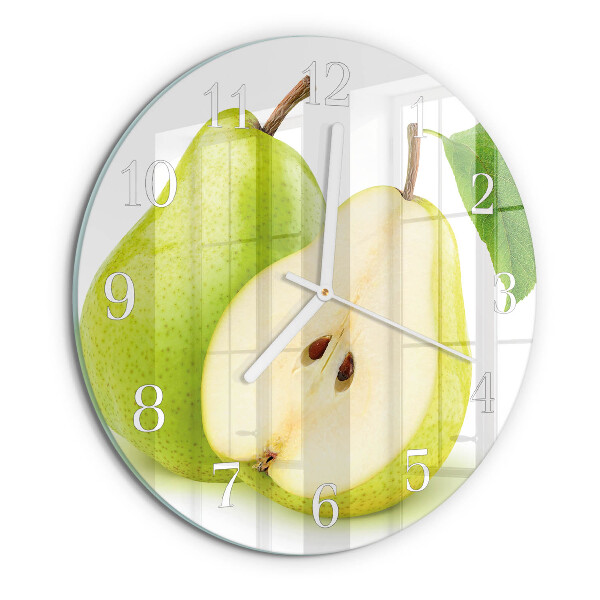 Horloge ronde Poires