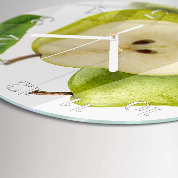 Horloge ronde Poires