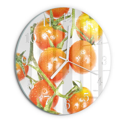 Horloge ronde Tomates