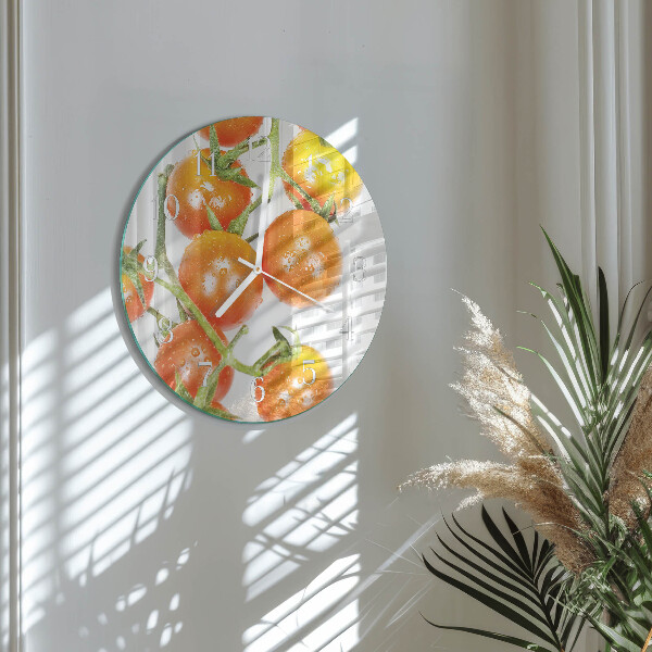 Horloge ronde Tomates