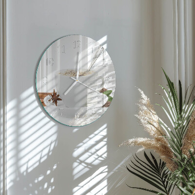 Horloge ronde Une tasse d'anis
