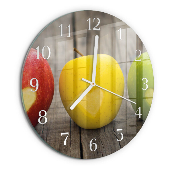 Horloge ronde Pommes