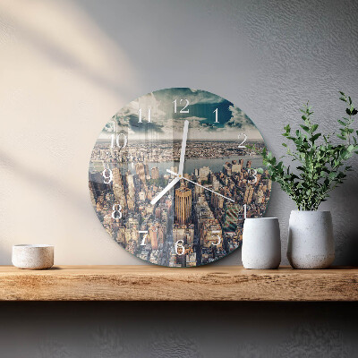 Horloge ronde New York