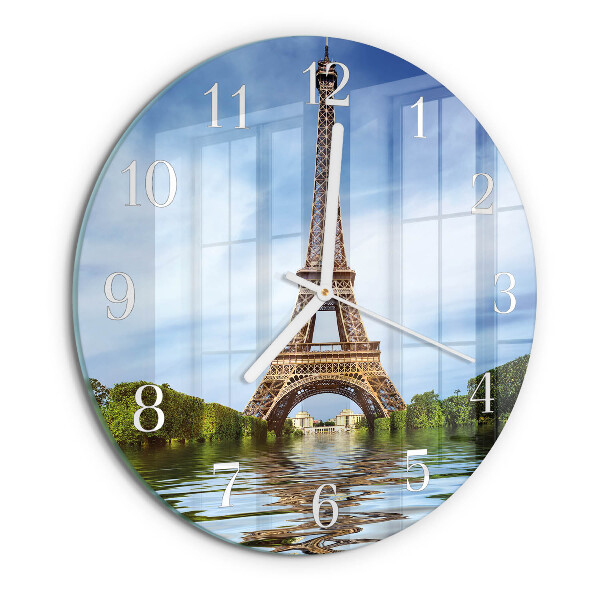 Horloge ronde Tour Eiffel