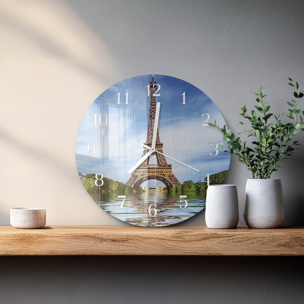 Horloge ronde Tour Eiffel