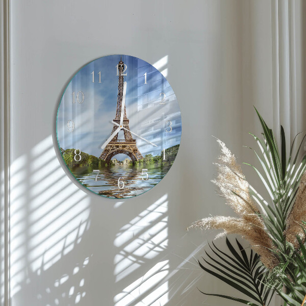 Horloge ronde Tour Eiffel