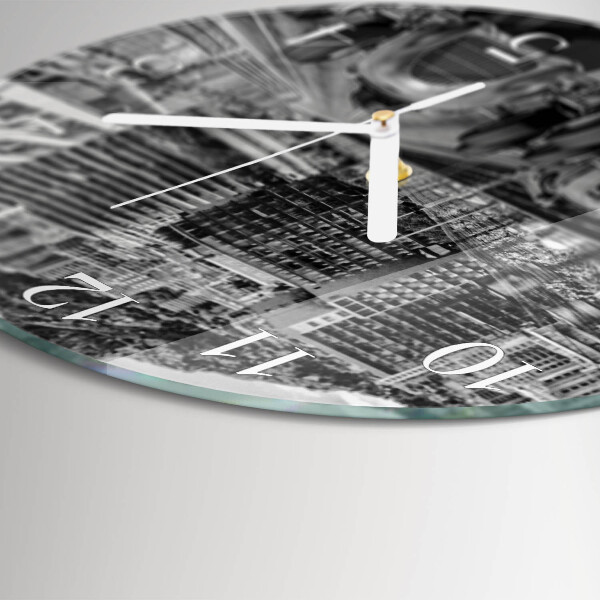 Horloge ronde Voiture de course